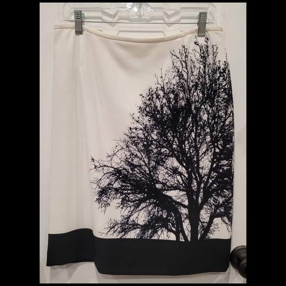 Tahari "Tranquil Tree" Skirt - Sz 10 US - Picture 1 of 5
